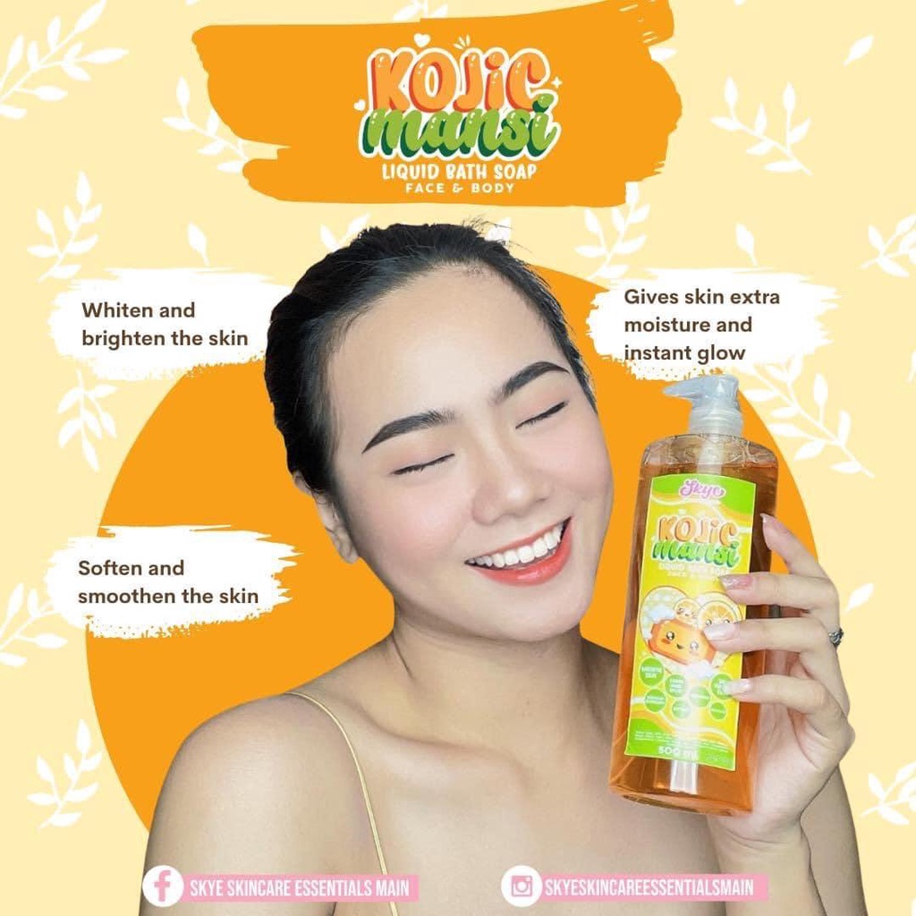 Skye Kojicmansi Liquid Bath Soap 500ml Shopee Philippines
