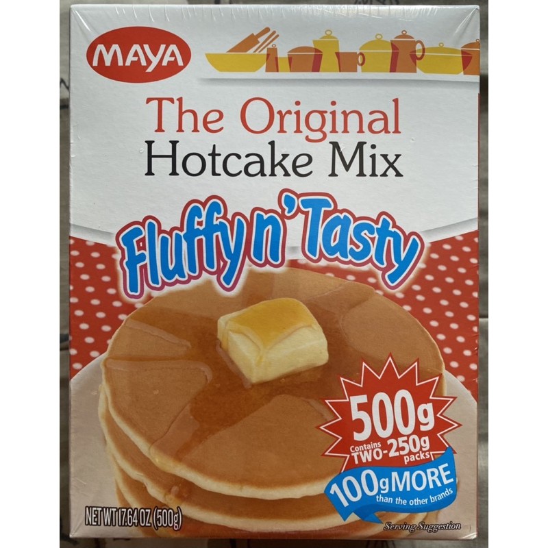 MAYA Original Hotcake Mix Fluffy n Tasty Set of 3 boxes (500g per box ...