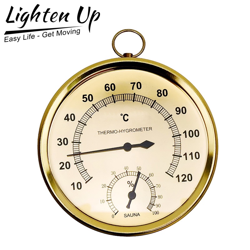 Wall Mounted Thermometer Hygrometer Barometer Watch Tidal Clock Weather