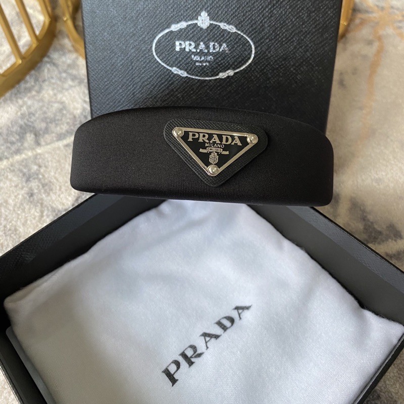 Prada Headband with Dust bag and Box | Shopee Philippines