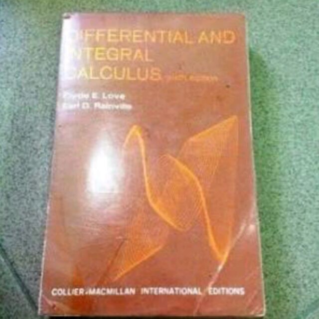 Differential and integral calculus by love and rainville solution manual pdf free download