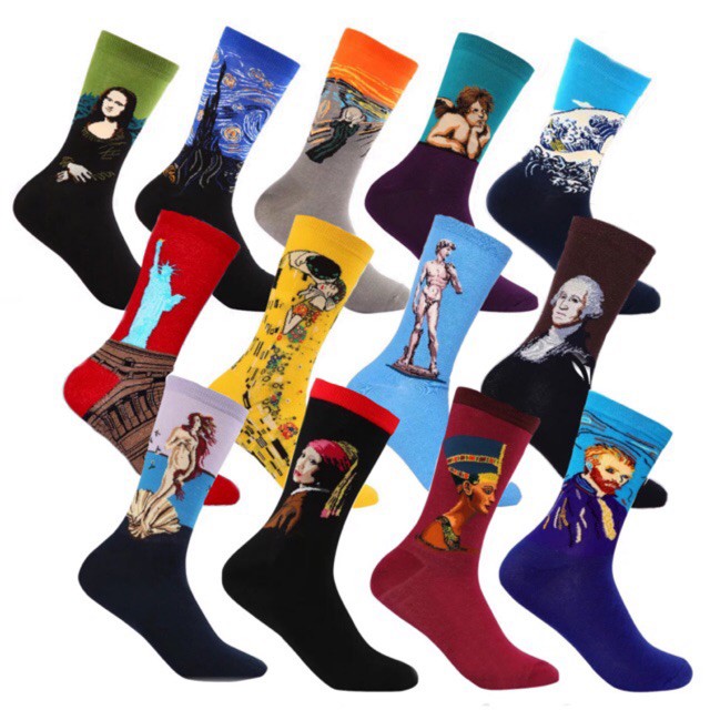 S13 Korean Iconic Socks Famous Paintings Art Gallery COD (No Tags ...