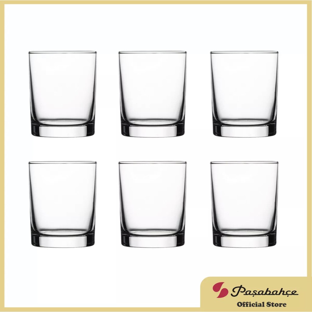 Pasabahce Istanbul Whisky Glass 245cc 8 1/4 oz, Set of 6 (42405 ...