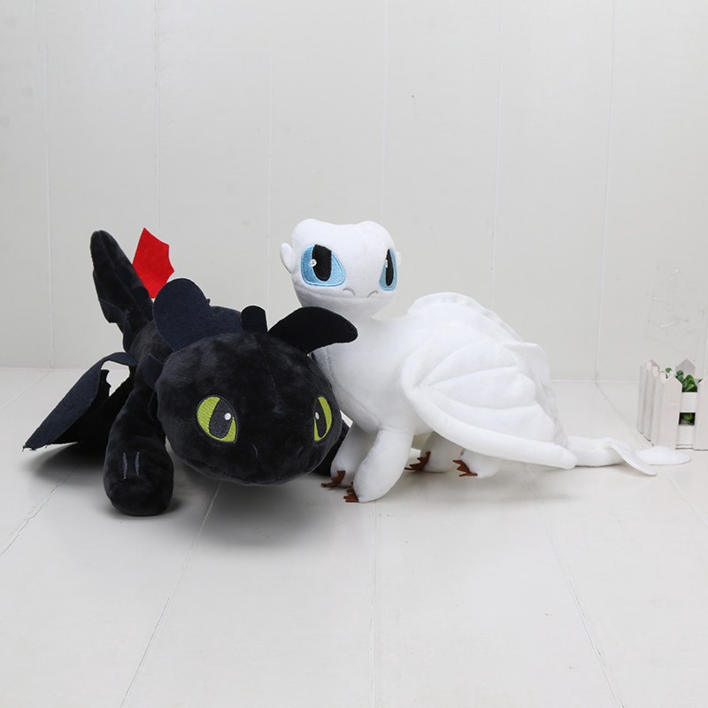 light fury and toothless plush