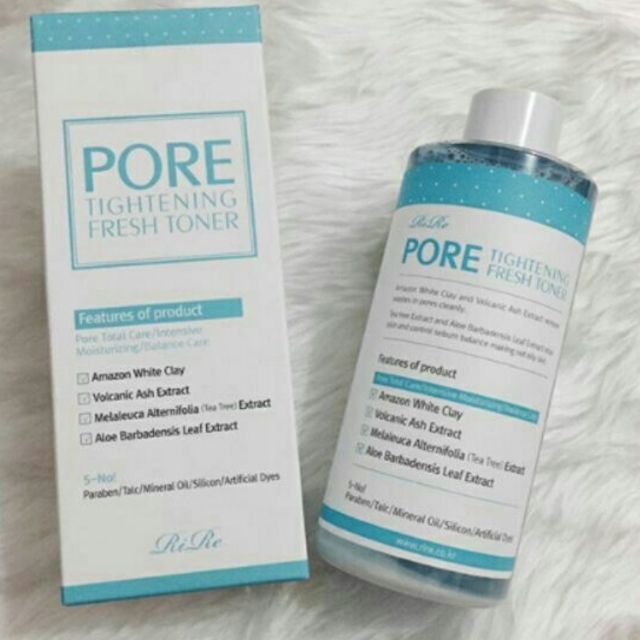 toner for pore tightening