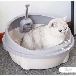 【Philippine cod】 [Fat Fat Cute Dog]Cat Litter Box w/ Scoop