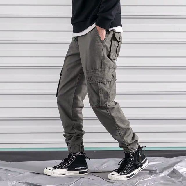 six pocket cargo joggers