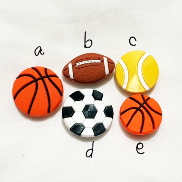 crocs charms basketball