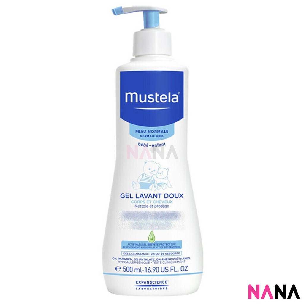 mustela hair and body gel