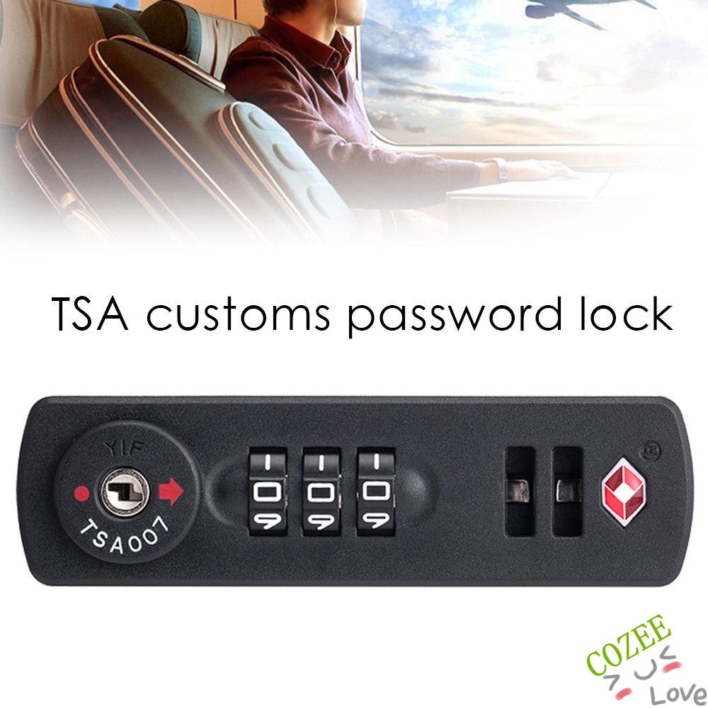 COZEE TSA Customs Lock Padlock Weatherproof Luggage Protection Security