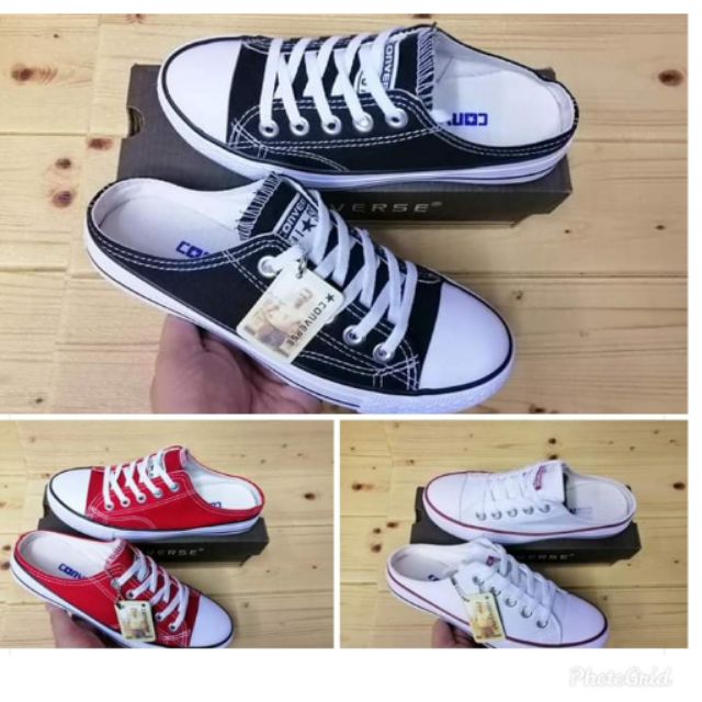 converse half shoes