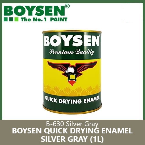 Boysen QDE Silver Gray (Quick Drying Enamel) 1 Liter • DCA Commercial ...