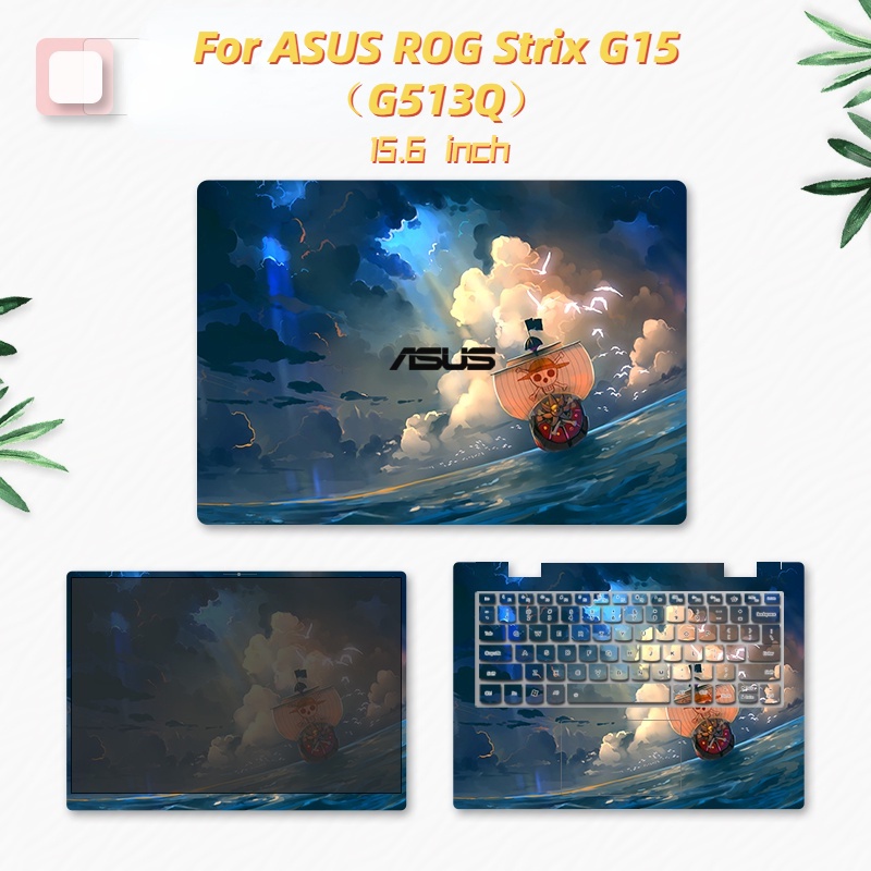 3 Pack Laptop Sticker Skin For ASUS ROG Strix G15 G513 2021 G513Q