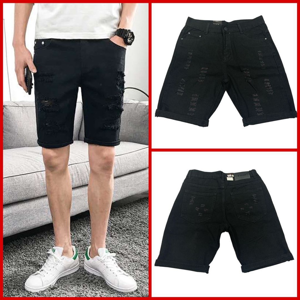 Men's tattered black maong (#55927) | Shopee Philippines