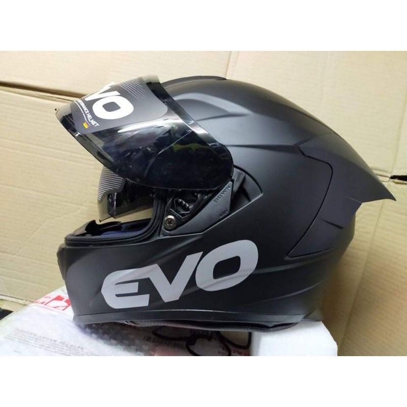 Evo Gt Pro Fullface Dual Visor Free Clear Lens And Bag Box Shopee Philippines