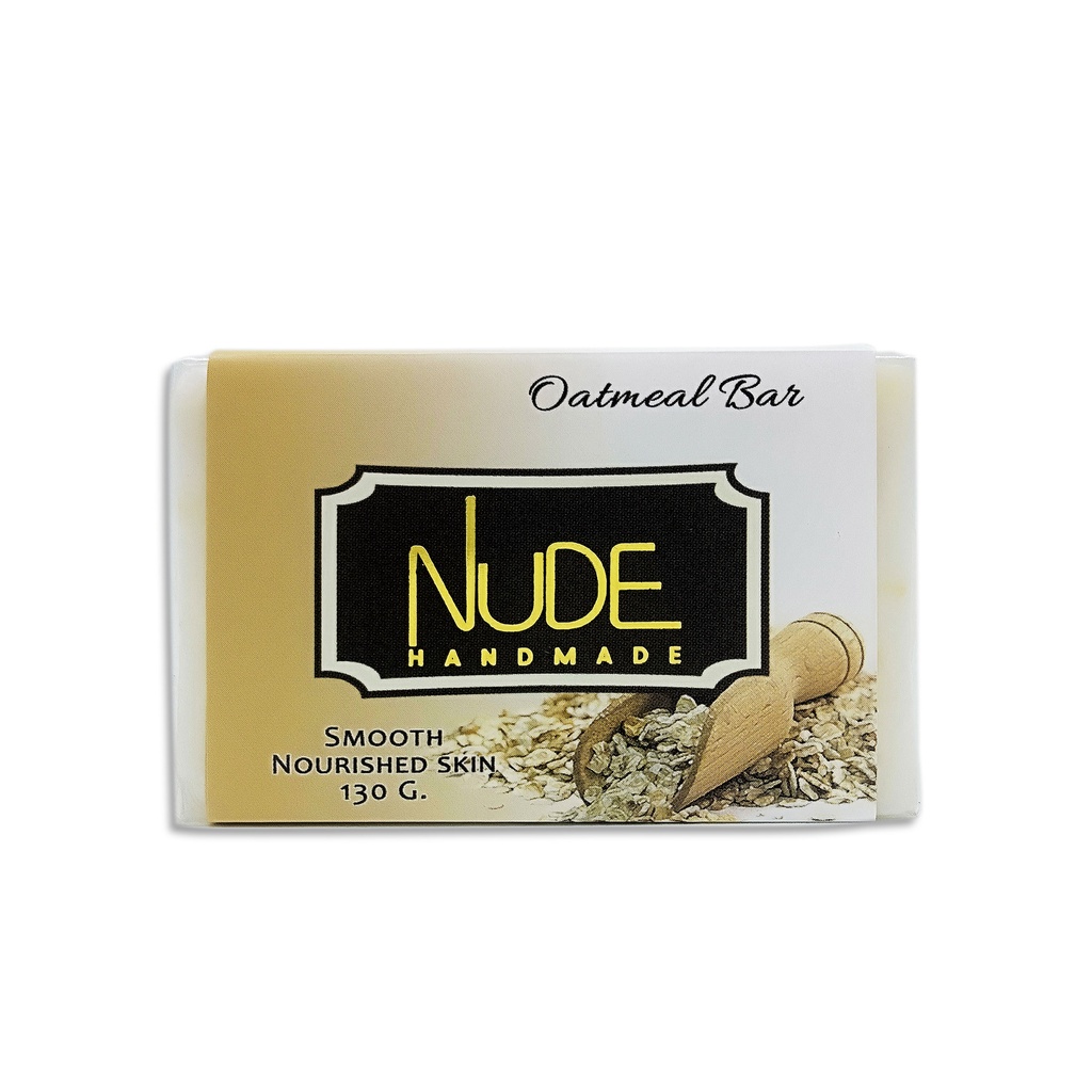 Nude Handmade Essentials Oatmeal Bar Soap 130g Shopee Philippines