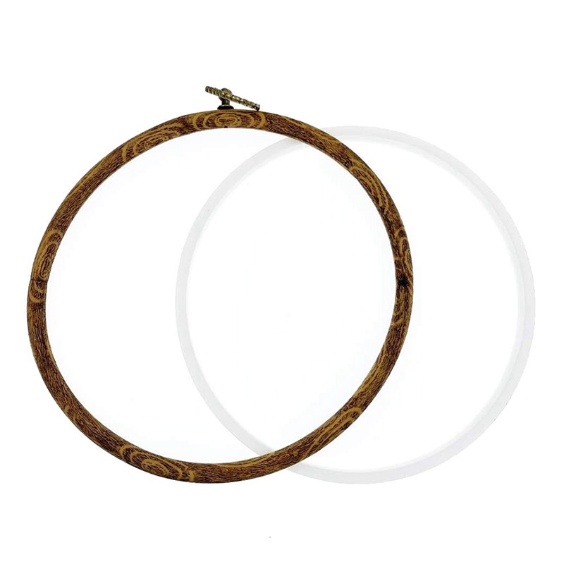 3 Pcs 4 inch Embroidery Ring Cross Stitch Set Display Frame Circle Embroidery Kits for Art Craft Sewing and Hanging