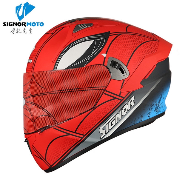 spiderman dirt bike helmet