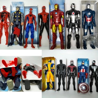 Marvels Titan Heroes 12 in  Ironman captain America iron Patriot spiderman Thor black panther antman