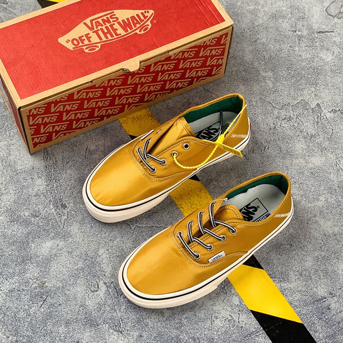 van yellow shoes