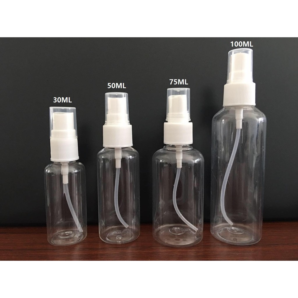 Plastic Spray Bottle 25 50 75 100 Ml Shopee Philippines