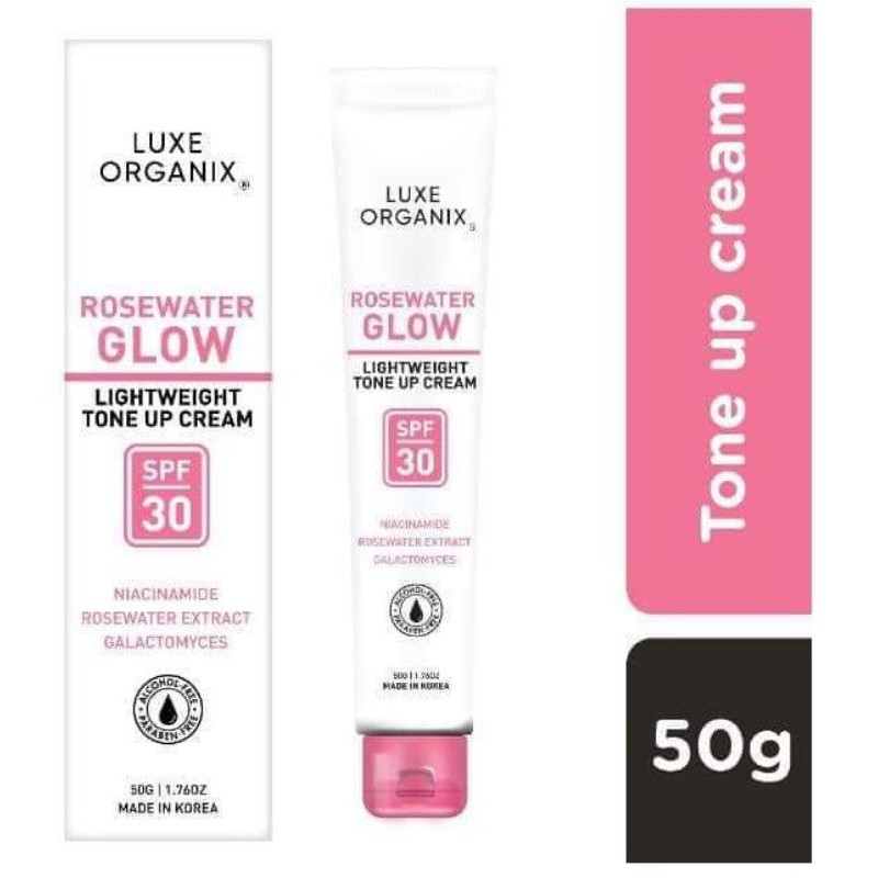 luxe organix power glow tone up cream