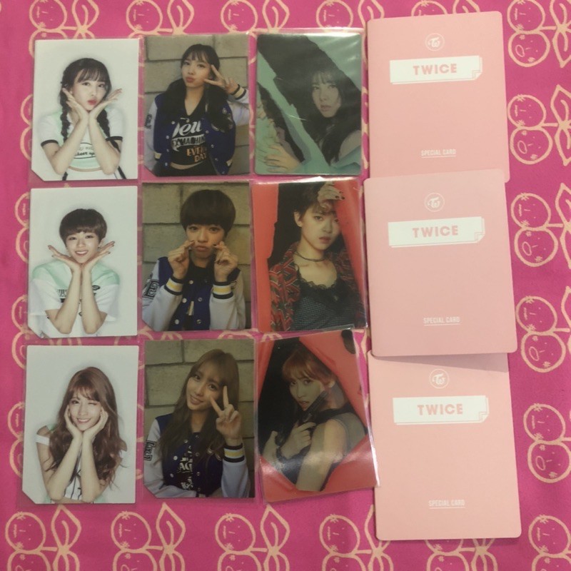 Twice Page Two Official Photocards Cheer Up Jeongyeon Momo Sana Mina Dahyun Chaeyoung Shopee Philippines