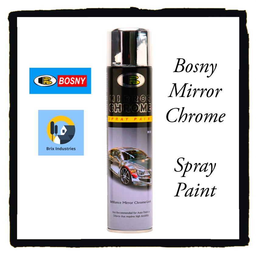 Bosny "Mirror Chrome" Spray Paint Shopee Philippines