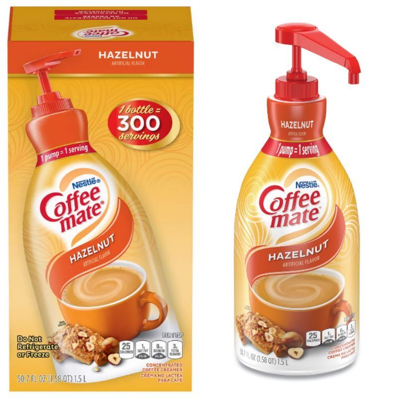 Coffeemate Hazelnut liquid creamer 1.5L Shopee Philippines