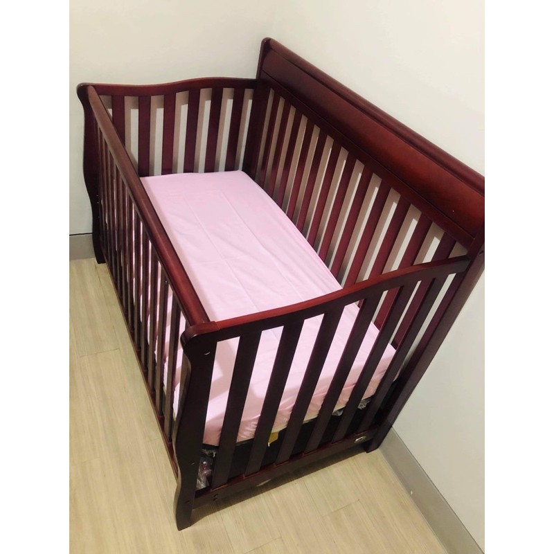 wooden baby cradle second hand
