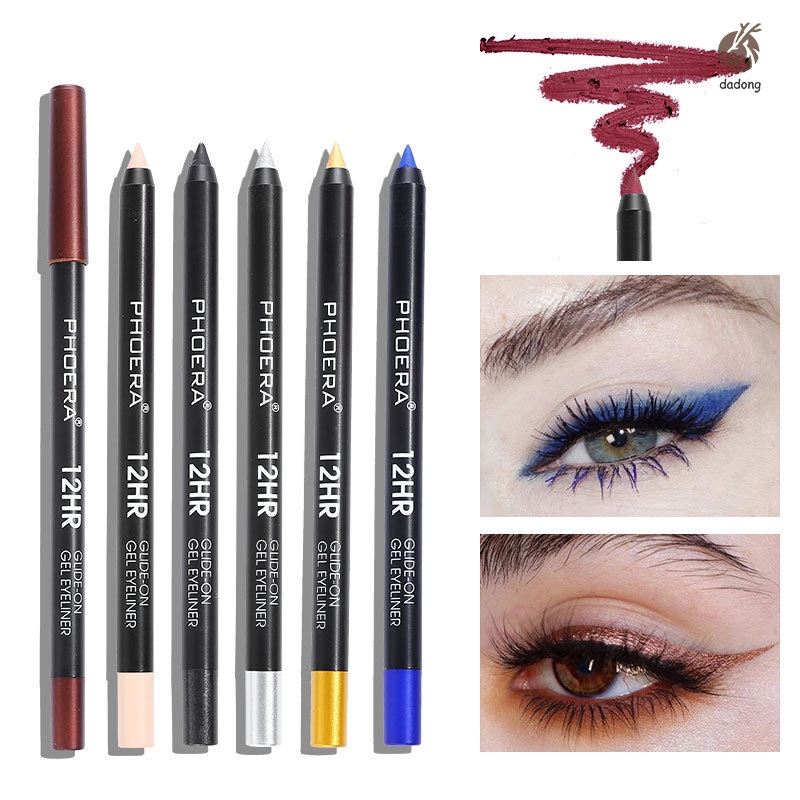 Cod 12 Colors Pearlescent Matte Long Lasting Waterproof Delicate Makeup Eyeliner Shopee Philippines