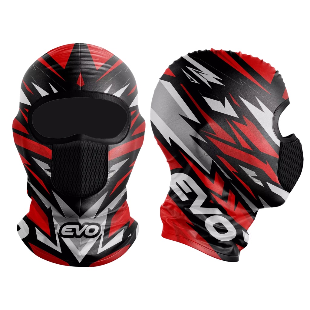 NEW EVO Inspired Balaclava Full Face Mask with Foam for Motorcycle