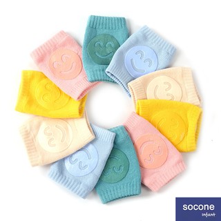 Socone Infant One Pair Baby Knee Pads Leg Protector Anti Slip Crawling Accessory Protector 4502