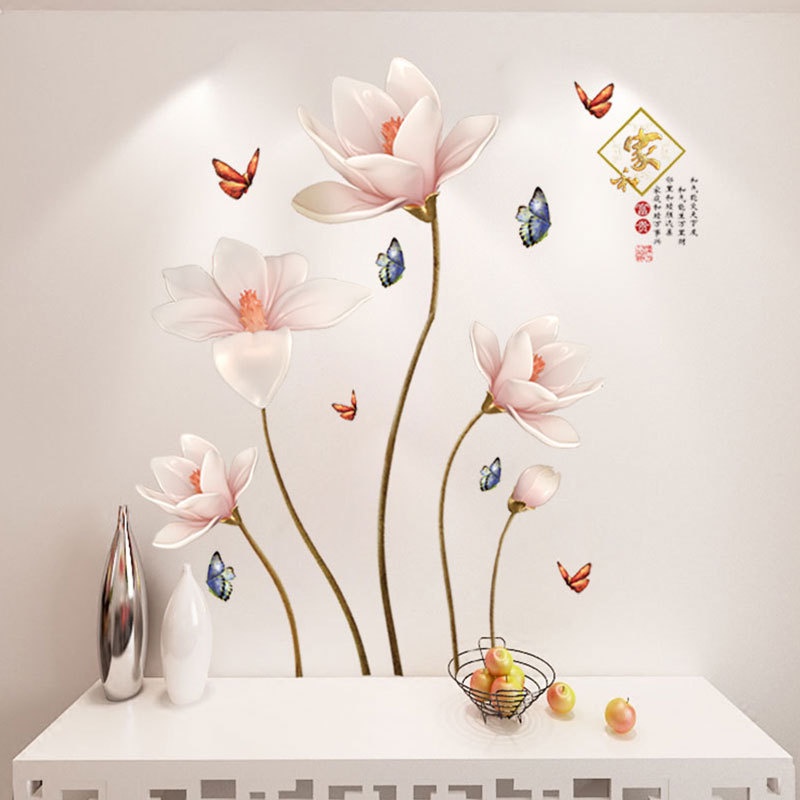 New Style Embossed Flowers Home And Sofa Background Decoration PVC  Removable Wall Stickers Wallpaper diy Decorative Indoor FX7515 | Shopee  Philippines