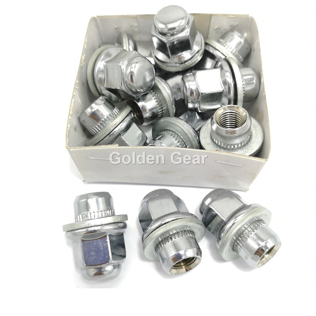 12 pc Toyota Fortuner Lug Nuts Magwheels Hub Nut Shopee Philippines