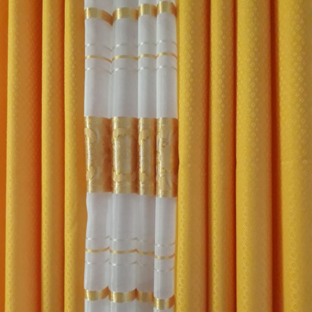 Euro Yellow Gold 4in1 3in1 Per Piece, White Gold Curtains