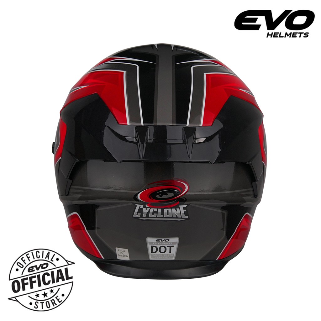 Evo Gt Pro Cyclone Full Face Dual Visor Helmet Shopee Philippines