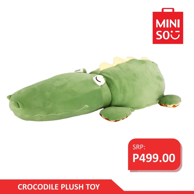 miniso crocodile plush