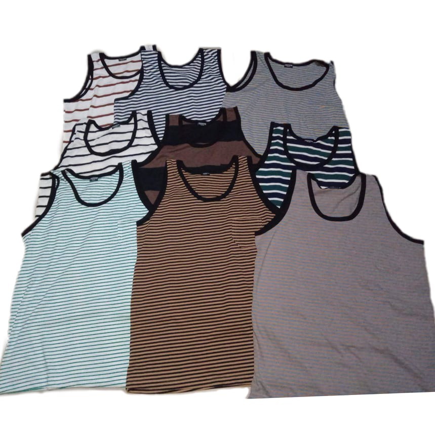 Assorted Cotton Sando for Men Fits to Large | Shopee Philippines