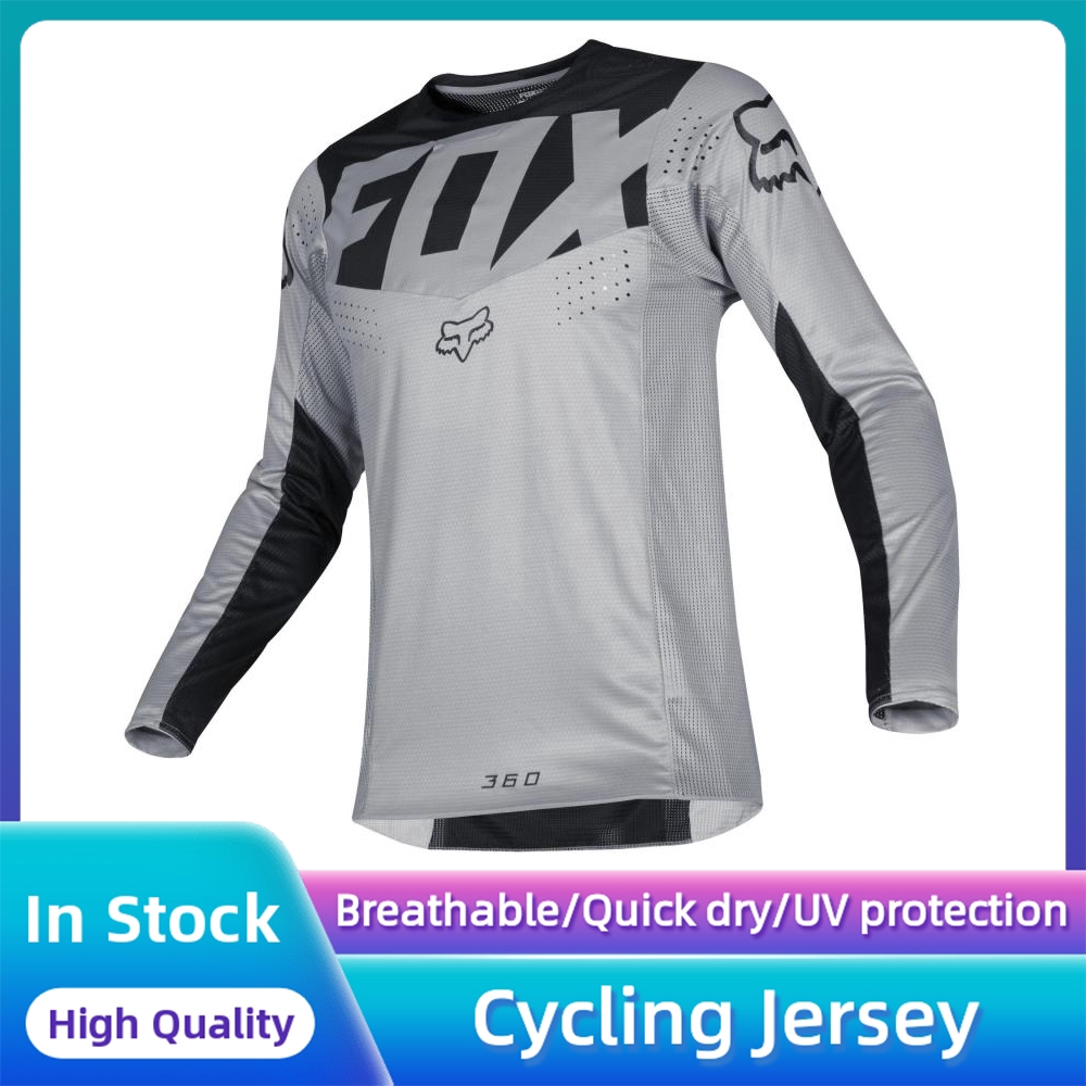 Mens Riding Jersey Long T Shirts Motocross Motorcycle Mountain Bike Dirt Fox Jerseys