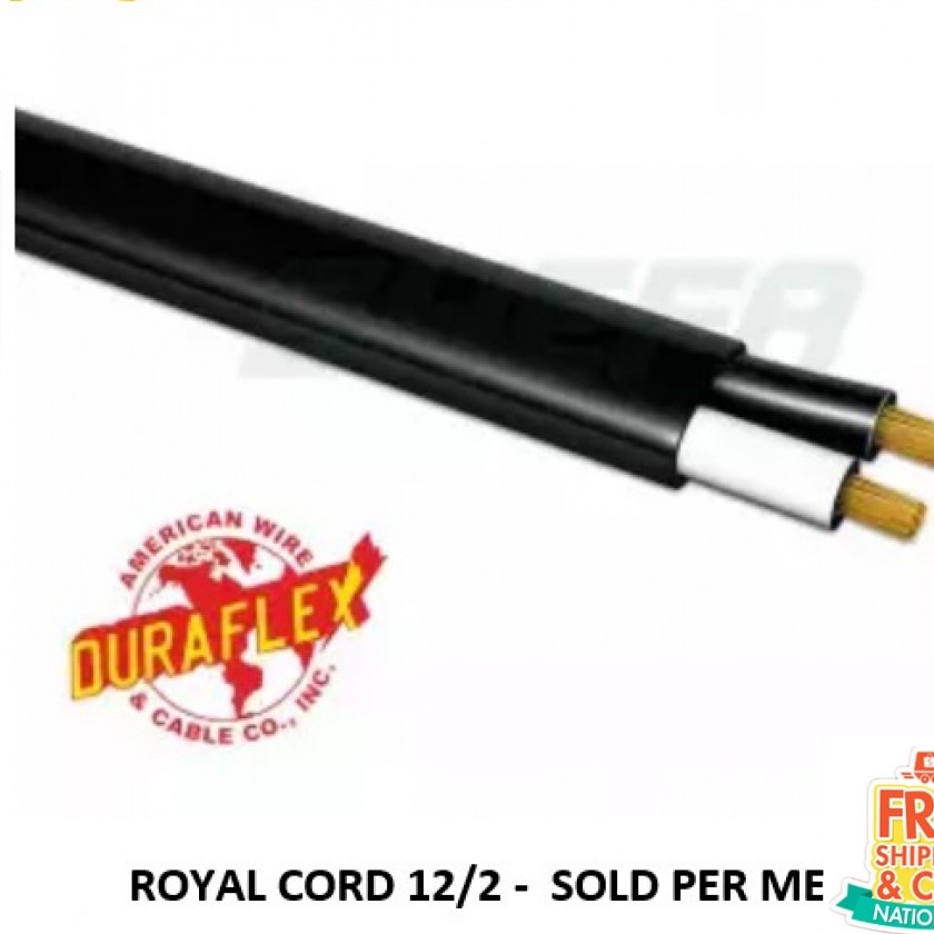 Royal Cord 12/2 per meter Duplex Dual Electrical Wire Shopee Philippines