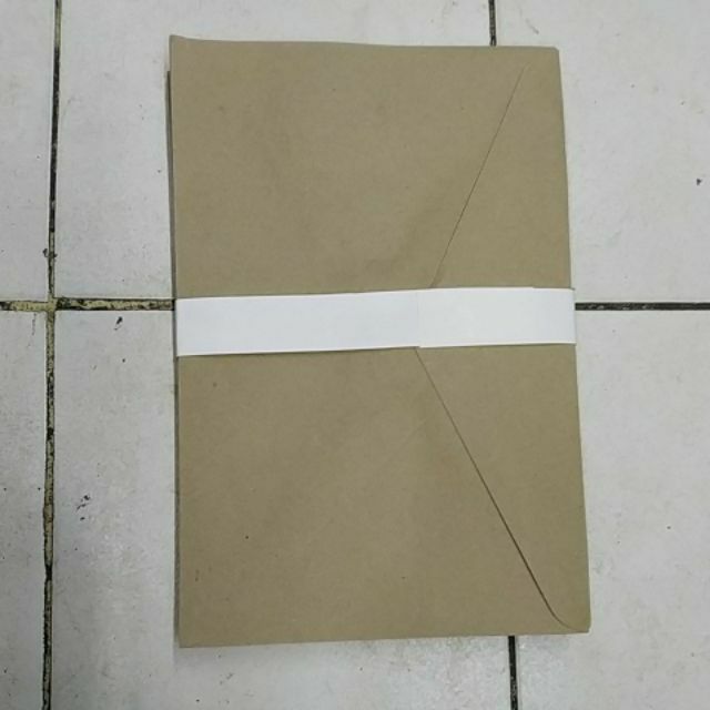 Long Brown Expanded Envelope