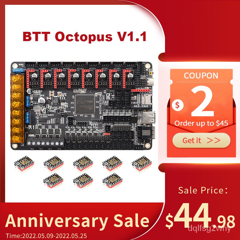 CJON BIGTREETECH Octopus V1.1 BTT Motherboard 3D Printer Parts Vs ...