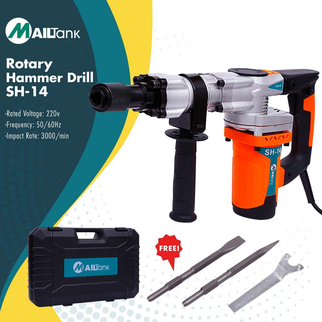 Mailtank Sh14 Rotary Hammer Drill Shopee Philippines