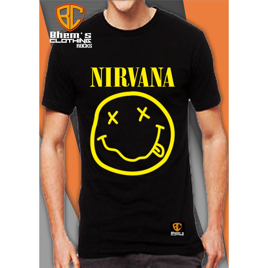 NIRVANA designed shirt by Bhem's Clothing | Shopee Philippines