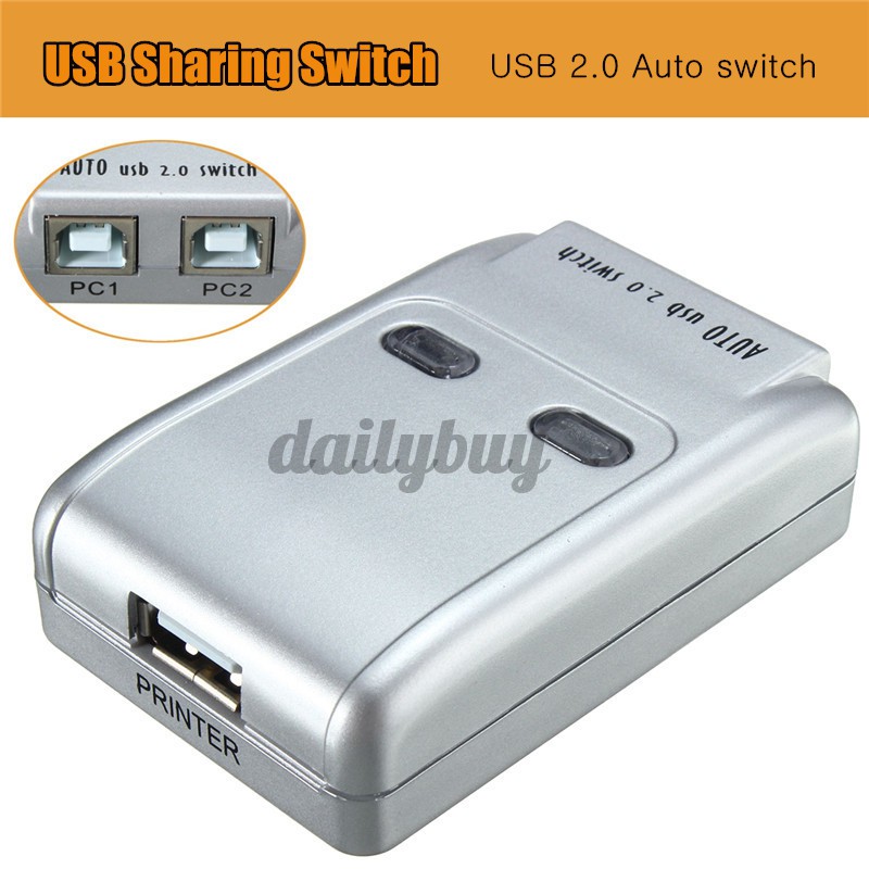 connect two computers to one printer via usb hub