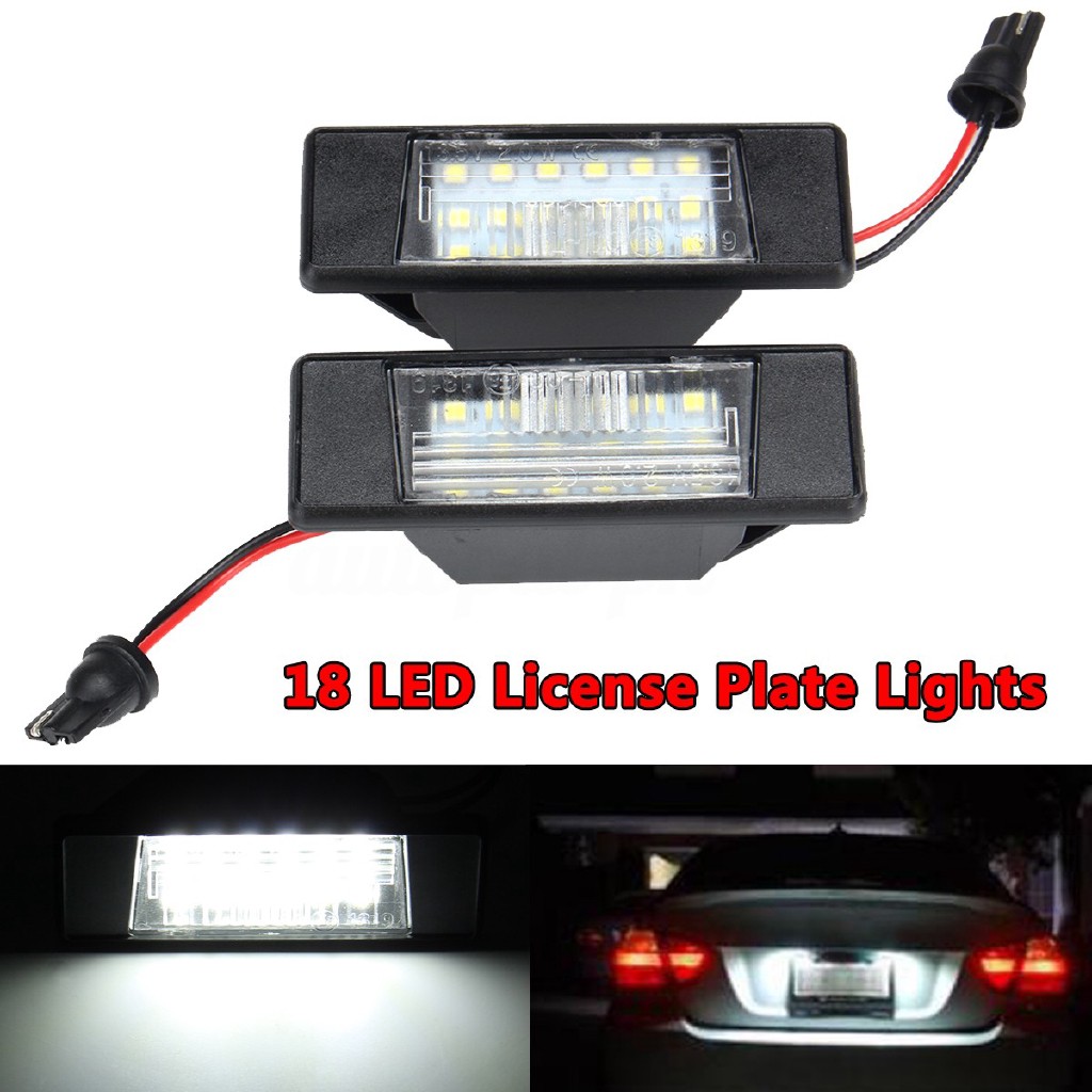 white led number plate lights