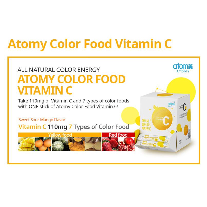 Atomy KOREAN ColorFood Vitamin C 90 sticks [ready stocks)/ Korean Product.. #5