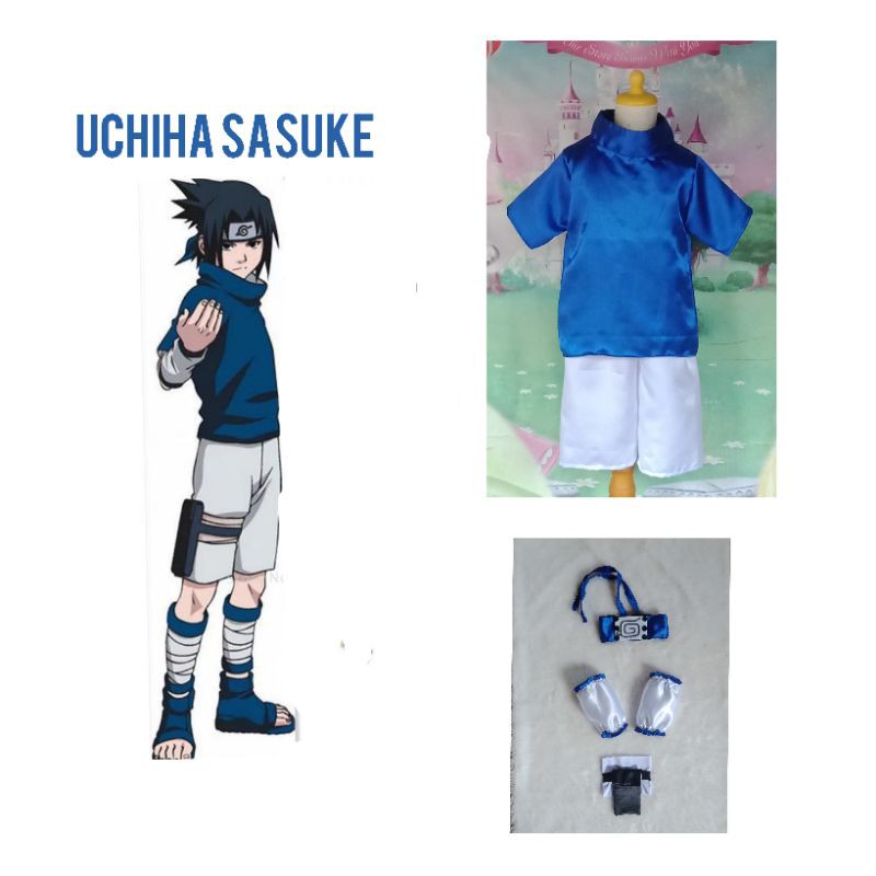 Uchiha Sasuke Costume/Uchiha Sasuke Cosplay | Shopee Philippines