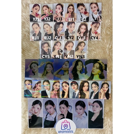 Itzy Checkmate Photocards Soundwave And Aladin Pob Yeji Lia Ryujin Chaeryeong Yuna Shopee 3369